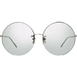 Linda Farrow - 626 C6 Square Sunglasses - White Gold - Linda Farrow Eyewear - Avvenice