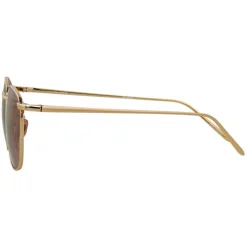 Linda Farrow - 479 C12 Square Sunglasses - Light Gold - Linda Farrow Eyewear - Avvenice
