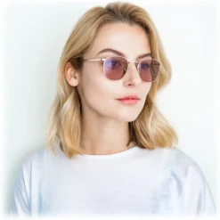 Linda Farrow - 479 C12 Square Sunglasses - Light Gold - Linda Farrow Eyewear - Avvenice