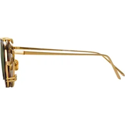 Linda Farrow - 743 C5 Square Sunglasses - Tortoiseshell - Linda Farrow Eyewear - Avvenice