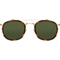 Linda Farrow - 743 C5 Square Sunglasses - Tortoiseshell - Linda Farrow Eyewear - Avvenice