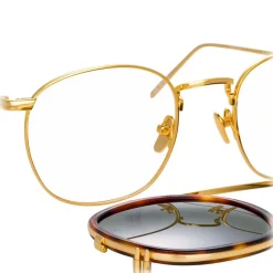 Linda Farrow - 743 C5 Square Sunglasses - Tortoiseshell - Linda Farrow Eyewear - Avvenice