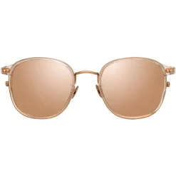 Linda Farrow - 803 C3 Square Sunglasses - Ash - Linda Farrow Eyewear - Avvenice