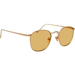 Linda Farrow - 479 C11 Square Sunglasses - Rose Gold - Linda Farrow Eyewear - Avvenice