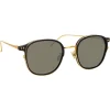 Linda Farrow - 803 C1 Square Sunglasses - Black - Linda Farrow Eyewear - Avvenice