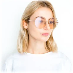 Linda Farrow - 626 C7 Square Sunglasses - Rose Gold - Linda Farrow Eyewear - Avvenice