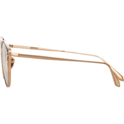 Linda Farrow - Alba Cat Eye Optical Glasses in Rose Gold - LFL1339C3OPT - Linda Farrow Eyewear - Avvenice