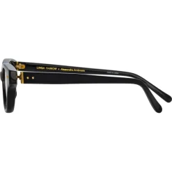 Linda Farrow - Alessandra Cat Eye Optical Glasses in Black - LFL965C6OPT - Linda Farrow Eyewear - Avvenice
