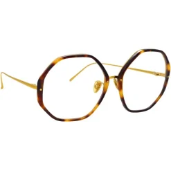 Linda Farrow - Alona Oversized Optical Glasses in Tortoiseshell - LFL901C11OPT - Linda Farrow Eyewear - Avvenice