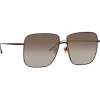 Linda Farrow - Andoa Squared Sunglasses in Black - LFL1254C1SUN - Linda Farrow Eyewear - Avvenice