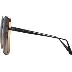 Linda Farrow - Andoa Squared Sunglasses in Black - LFL1254C1SUN - Linda Farrow Eyewear - Avvenice