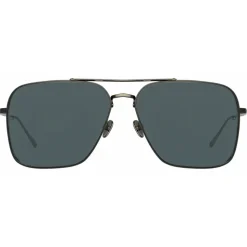 Linda Farrow - Asher Aviator Sunglasses in Nickel - LFL1122C3SUN - Linda Farrow Eyewear - Avvenice