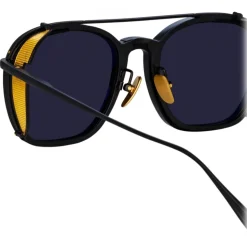 Linda Farrow - Aston Square Sunglasses in Nickel - LFL1359C1SUN - Linda Farrow Eyewear - Avvenice