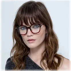 Linda Farrow - Atkins A D-Frame Optical Glasses in Black - LF42AC1OPT - Linda Farrow Eyewear - Avvenice