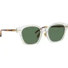 Linda Farrow - Atkins A D-Frame Sunglasses in Clear - LF42AC6SUN - Linda Farrow Eyewear - Avvenice