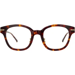 Linda Farrow - Atkins D-Frame Optical Glasses in Tortoiseshell - LF42C2OPT - Linda Farrow Eyewear - Avvenice