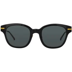 Linda Farrow - Atkins D-Frame Sunglasses in Black - LF42C4SUN - Linda Farrow Eyewear - Avvenice