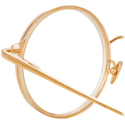 Linda Farrow - Bara Round Optical Glasses in Ash - LFL1243C5OPT - Linda Farrow Eyewear - Avvenice