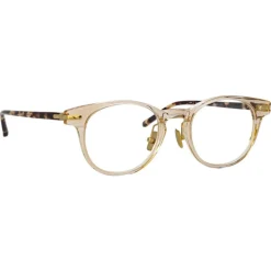 Linda Farrow - Bay A D-Frame Optical Glasses in Clear - LF25AC11OPT - Linda Farrow Eyewear - Avvenice