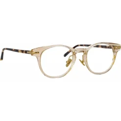 Linda Farrow - Bay D-Frame Optical Glasses in Ash - LF25C11OPT - Linda Farrow Eyewear - Avvenice
