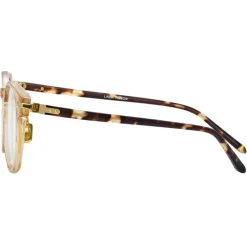 Linda Farrow - Bay D-Frame Optical Glasses in Ash - LF25C11OPT - Linda Farrow Eyewear - Avvenice