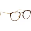 Linda Farrow - Calthorpe Oval Optical Glasses in Tortoiseshell - LFLC251C92OPT - Linda Farrow Eyewear - Avvenice