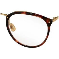 Linda Farrow - Calthorpe Oval Optical Glasses in Tortoiseshell - LFLC251C92OPT - Linda Farrow Eyewear - Avvenice