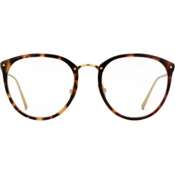 Linda Farrow - Calthorpe Oval Optical Glasses in Tortoiseshell - LFLC251C15OPT - Linda Farrow Eyewear - Avvenice