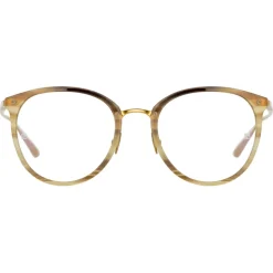 Linda Farrow - Calthorpe Oval Optical Glasses in Horn - LFL251C78OPT - Linda Farrow Eyewear - Avvenice
