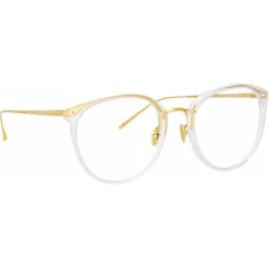 Linda Farrow - Calthorpe Oval Optical Glasses in Clear - LFL251C77OPT - Linda Farrow Eyewear - Avvenice