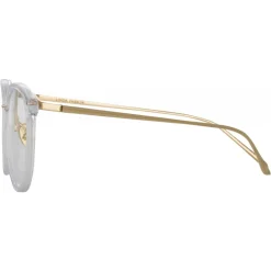 Linda Farrow - Calthorpe Oval Optical Glasses in Clear - LFL251C77OPT - Linda Farrow Eyewear - Avvenice