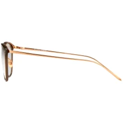 Linda Farrow - Calthorpe Oval Optical Glasses in Brown (C6) - LFLC251C6OPT - Linda Farrow Eyewear - Avvenice