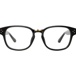 Linda Farrow - Carlos D-Frame Optical Glasses in Black - LFL1412C1OPT - Linda Farrow Eyewear - Avvenice