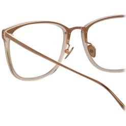 Linda Farrow - Cassin Optical D-Frame in Ash - LFL1457C6OPT - Linda Farrow Eyewear - Avvenice