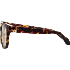 Linda Farrow - Cedric A Rectangular Optical Frames in Tortoiseshell - LFL1275AC7OPT - Linda Farrow Eyewear - Avvenice