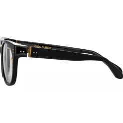 Linda Farrow - Cedric A Rectangular Optical Frames in Black - LFL1275AC6OPT - Linda Farrow Eyewear - Avvenice
