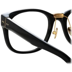 Linda Farrow - Cedric A Rectangular Optical Frames in Black - LFL1275AC6OPT - Linda Farrow Eyewear - Avvenice