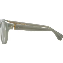 Linda Farrow - Cedric Rectangular Optical Frames in Steel - LFL1275C3OPT - Linda Farrow Eyewear - Avvenice