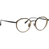 Linda Farrow - Cesar Angular Optical Glasses in Nickel (Men’s) - LFL1225C6OPT - Linda Farrow Eyewear - Avvenice