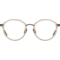 Linda Farrow - Cesar Angular Optical Glasses in Nickel (Men’s) - LFL1225C6OPT - Linda Farrow Eyewear - Avvenice