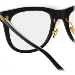 Linda Farrow - Chrysler A D-Frame Optical Glasses in Black - LF43AC1OPT - Linda Farrow Eyewear - Avvenice