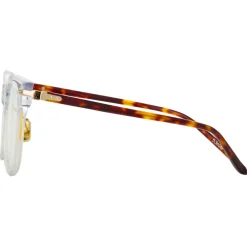 Linda Farrow - Chrysler D-Frame Optical Glasses in Clear - LF43C3OPT - Linda Farrow Eyewear - Avvenice