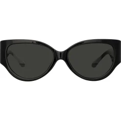 Linda Farrow - Connie Cat Eye Sunglasses in Black - LFL1425C1SUN - Linda Farrow Eyewear - Avvenice