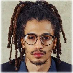 Linda Farrow - Cooper Oval Optical Glasses in Brown Light Gold (C6) - LFL1051C6OPT - Linda Farrow Eyewear - Avvenice