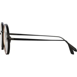 Linda Farrow - Cortina Oval Optical Glasses in Nickel - LFL1388C3OPT - Linda Farrow Eyewear - Avvenice