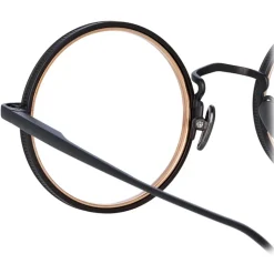 Linda Farrow - Cortina Oval Optical Glasses in Nickel - LFL1388C3OPT - Linda Farrow Eyewear - Avvenice