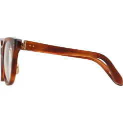 Linda Farrow - Delphine Cat Eye Optical Glasses in Horn - LFL1323C3OPT - Linda Farrow Eyewear - Avvenice