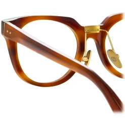 Linda Farrow - Delphine Cat Eye Optical Glasses in Horn - LFL1323C3OPT - Linda Farrow Eyewear - Avvenice