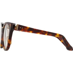 Linda Farrow - Delphine Cat Eye Optical Glasses in Tortoiseshell - LFL1323C2OPT - Linda Farrow Eyewear - Avvenice