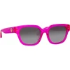 Linda Farrow - Deni D-Frame Sunglasses in Fuchsia - LFL1243C6SUN - Linda Farrow Eyewear - Avvenice